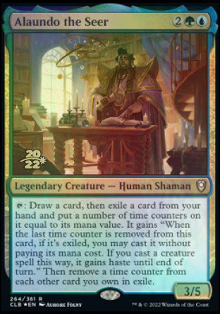 Alaundo the Seer [Commander Legends: Battle for Baldur's Gate Prerelease Promos] - Magic: The Gathering - Card Brawlers | Quebec | Canada |