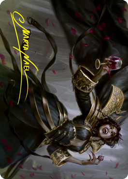 Bloodcrazed Socialite Art Card (Gold-Stamped Signature) [Innistrad: Crimson Vow Art Series] - Magic: The Gathering - Card Brawlers | Quebec | Canada |