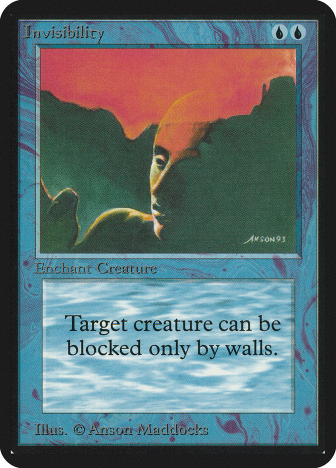 Invisibility [Alpha Edition] - Magic: The Gathering - Card Brawlers | Quebec | Canada |