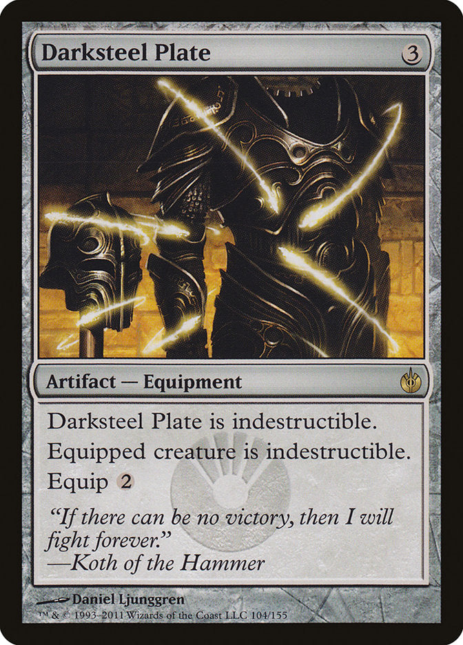 Darksteel Plate [Mirrodin Besieged] - Magic: The Gathering - Card Brawlers | Quebec | Canada |