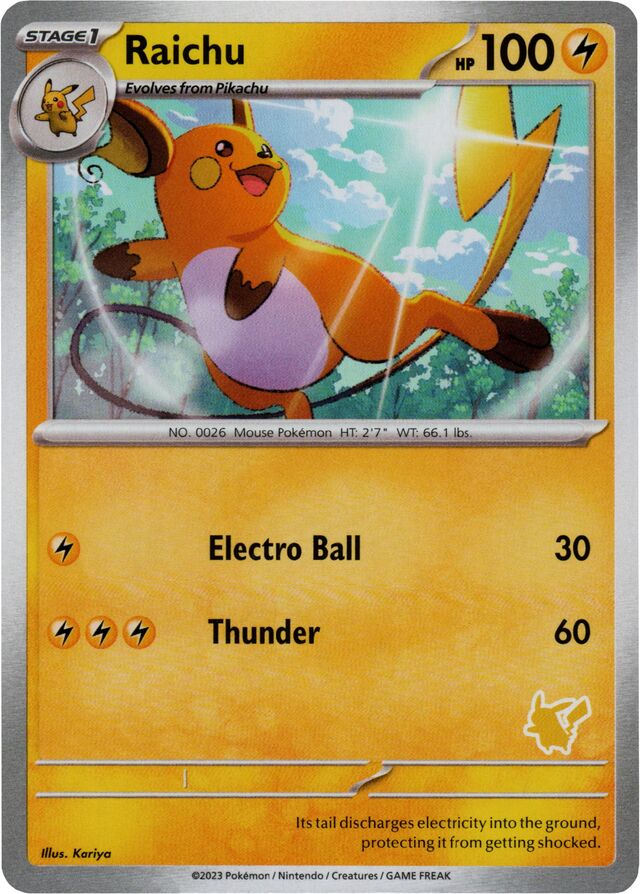 Raichu [My First Battle] - Pokémon - Card Brawlers | Quebec | Canada |