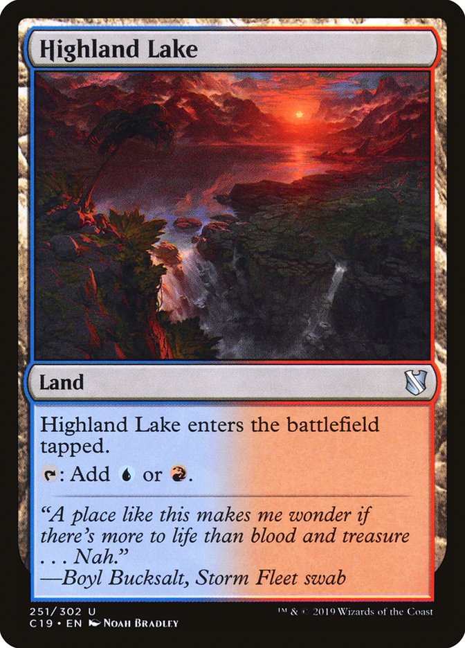 Highland Lake [Commander 2019] - Magic: The Gathering - Card Brawlers | Quebec | Canada |