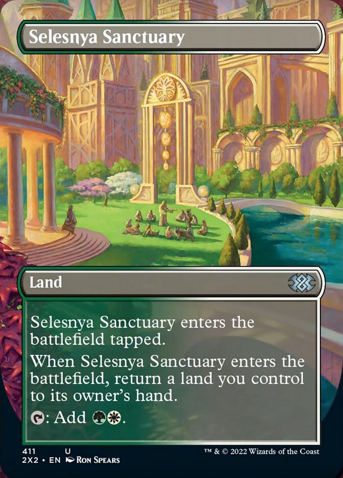 Selesnya Sanctuary (Borderless Alternate Art) [Double Masters 2022] - Magic: The Gathering - Card Brawlers | Quebec | Canada |