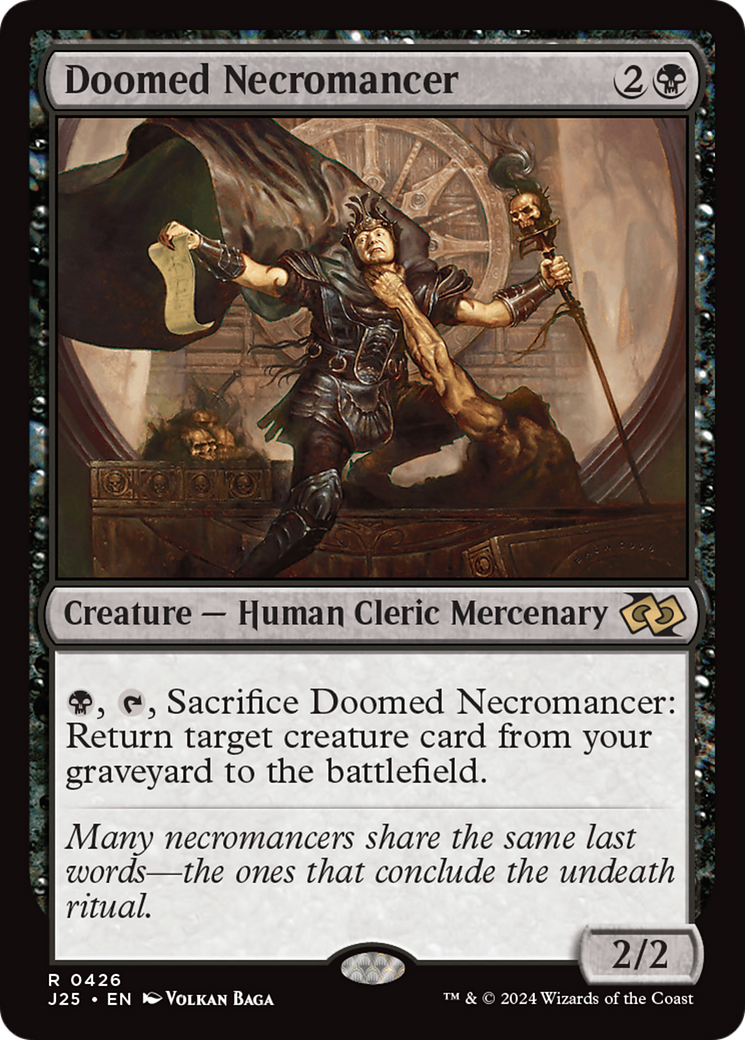 Doomed Necromancer [Foundations Jumpstart] - Magic: The Gathering - Card Brawlers | Quebec | Canada |