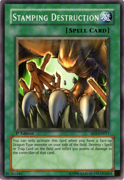 Stamping Destruction [SD1-EN017] Common - Yu-Gi-Oh! - Card Brawlers | Quebec | Canada |