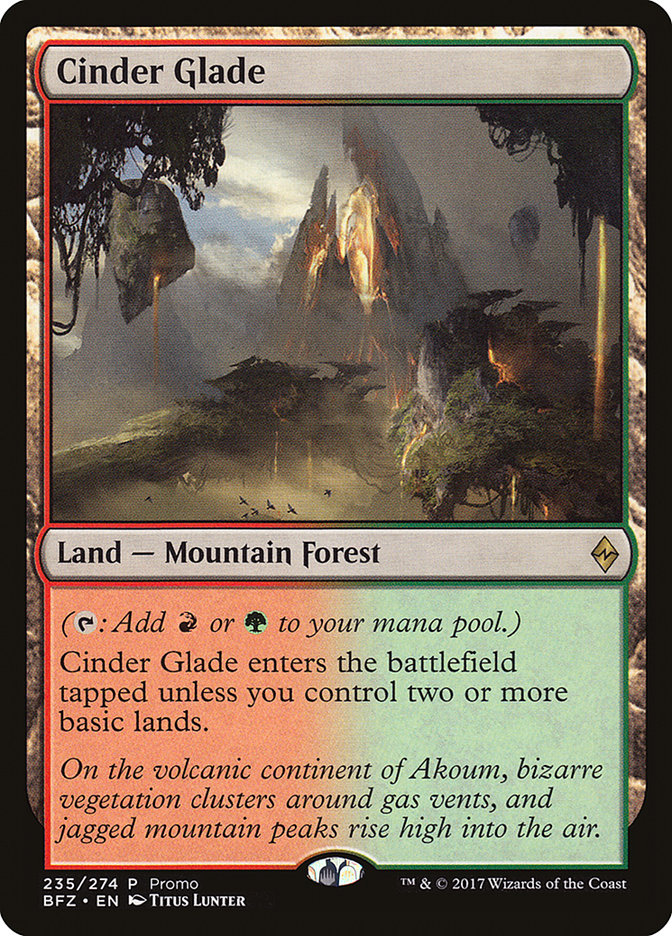 Cinder Glade (Promo) [Standard Showdown Promos] - Magic: The Gathering - Card Brawlers | Quebec | Canada |