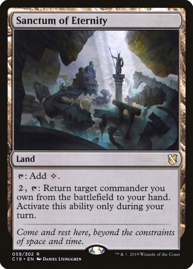 Sanctum of Eternity [Commander 2019] - Magic: The Gathering - Card Brawlers | Quebec | Canada |