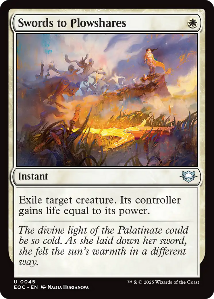 Swords to Plowshares [Edge of Eternities Commander] - Magic: The Gathering - Card Brawlers | Quebec | Canada |