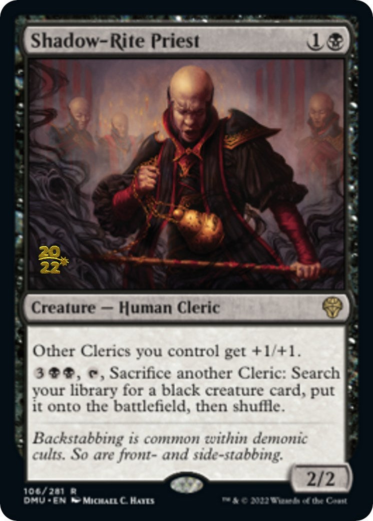 Shadow-Rite Priest [Dominaria United Prerelease Promos] - Magic: The Gathering - Card Brawlers | Quebec | Canada |