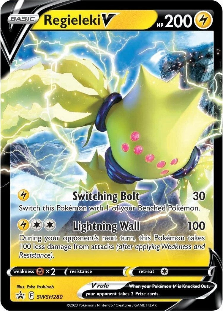 Regieleki V (SWSH280) [Sword & Shield: Black Star Promos] - Pokémon - Card Brawlers | Quebec | Canada |