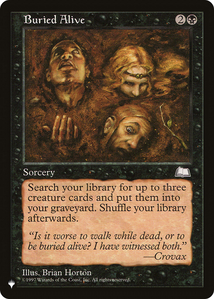 Buried Alive [The List] - Magic: The Gathering - Card Brawlers | Quebec | Canada |
