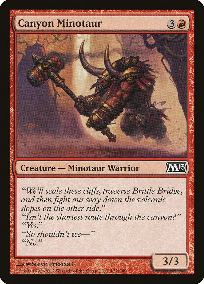 Canyon Minotaur [Magic 2013] - Magic: The Gathering - Card Brawlers | Quebec | Canada |