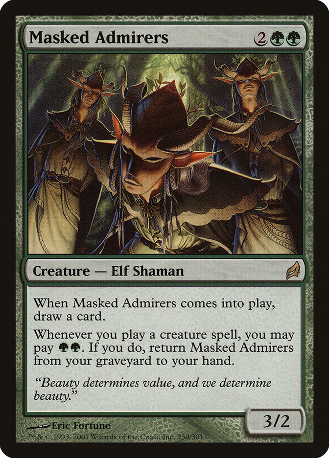 Masked Admirers [Lorwyn] - Magic: The Gathering - Card Brawlers | Quebec | Canada |