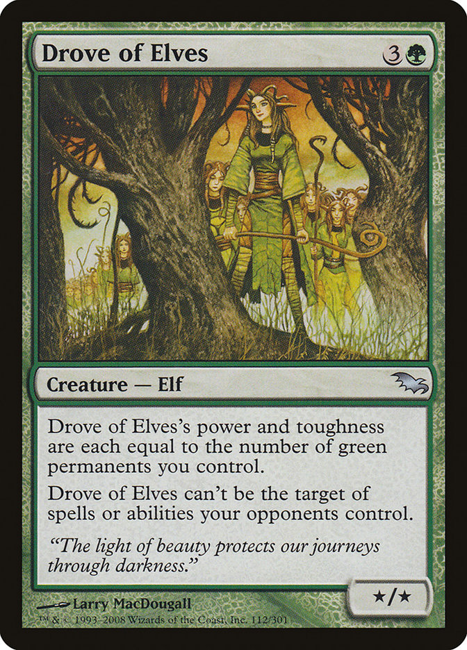 Drove of Elves [Shadowmoor] - Magic: The Gathering - Card Brawlers | Quebec | Canada |