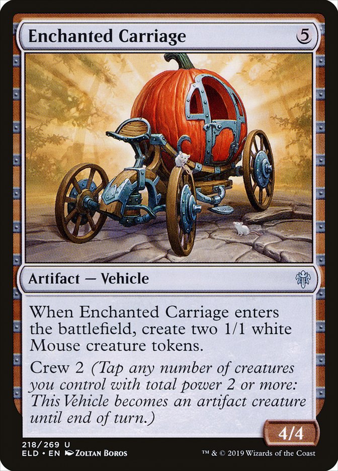 Enchanted Carriage [Throne of Eldraine] - Magic: The Gathering - Card Brawlers | Quebec | Canada |