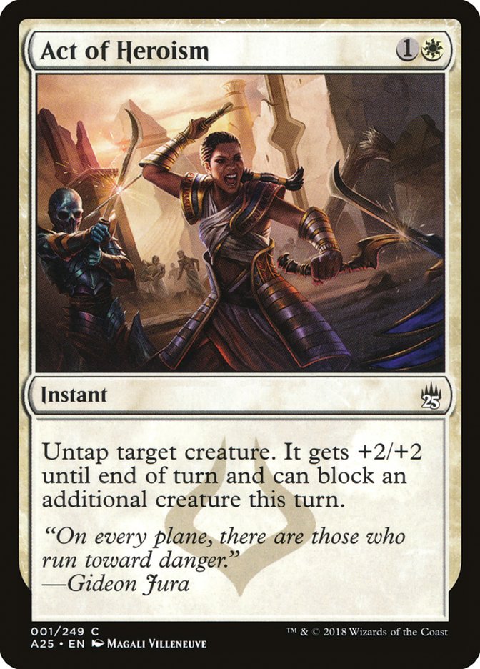 Act of Heroism [Masters 25] - Magic: The Gathering - Card Brawlers | Quebec | Canada |