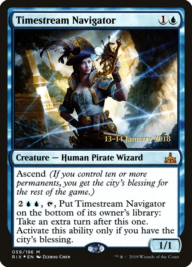 Timestream Navigator [Rivals of Ixalan Prerelease Promos] - Magic: The Gathering - Card Brawlers | Quebec | Canada |
