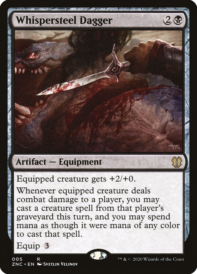 Whispersteel Dagger [Zendikar Rising Commander] - Magic: The Gathering - Card Brawlers | Quebec | Canada |