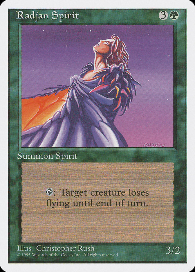 Radjan Spirit [Fourth Edition] - Magic: The Gathering - Card Brawlers | Quebec | Canada |