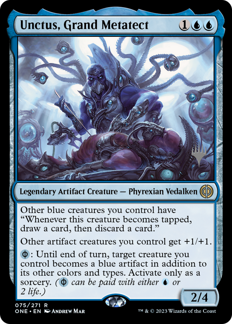 Unctus, Grand Metatect (Promo Pack) [Phyrexia: All Will Be One Promos] - Magic: The Gathering - Card Brawlers | Quebec | Canada |