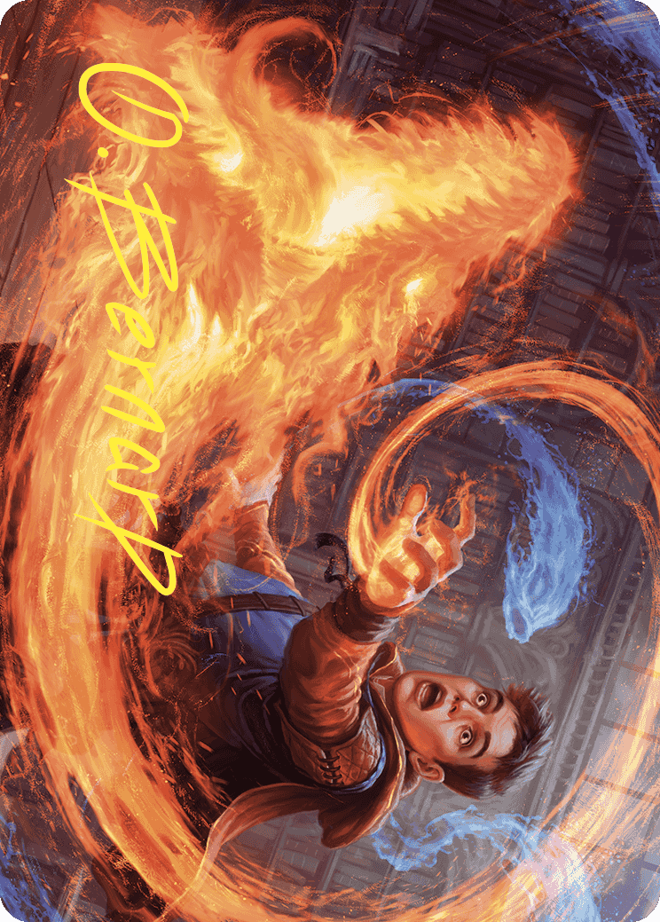 Frantic Firebolt Art Card (Gold-Stamped Signature) [Wilds of Eldraine Art Series] - Magic: The Gathering - Card Brawlers | Quebec | Canada |