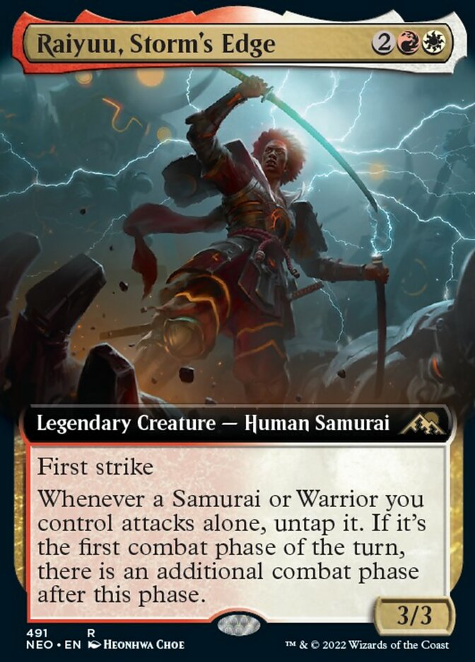 Raiyuu, Storm's Edge (Extended Art) [Kamigawa: Neon Dynasty] - Magic: The Gathering - Card Brawlers | Quebec | Canada |