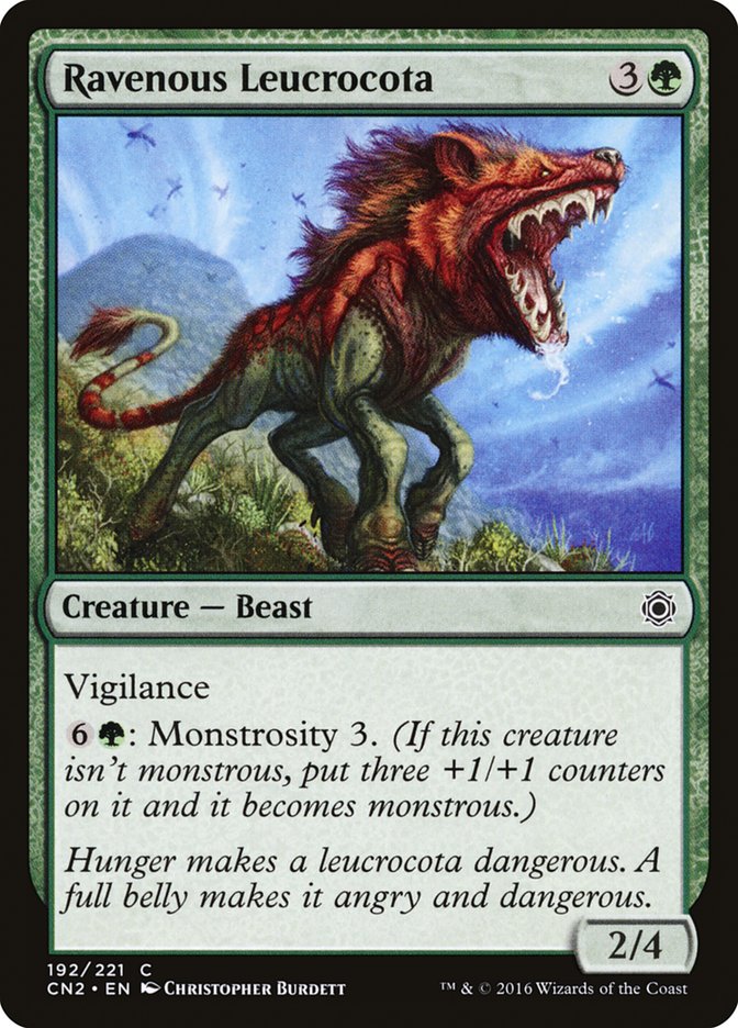 Ravenous Leucrocota [Conspiracy: Take the Crown] - Magic: The Gathering - Card Brawlers | Quebec | Canada |