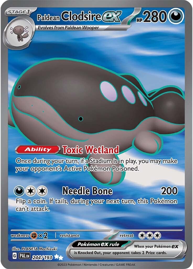 Paldean Clodsire ex (244/193) [Scarlet & Violet: Paldea Evolved] - Pokémon - Card Brawlers | Quebec | Canada |