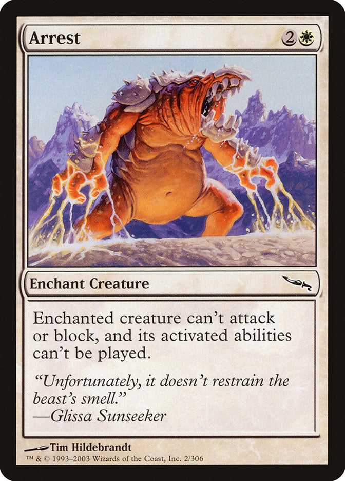 Arrest [Mirrodin] - Magic: The Gathering - Card Brawlers | Quebec | Canada |