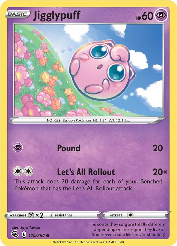 Jigglypuff (110/264) [Sword & Shield: Fusion Strike] - Pokémon - Card Brawlers | Quebec | Canada |