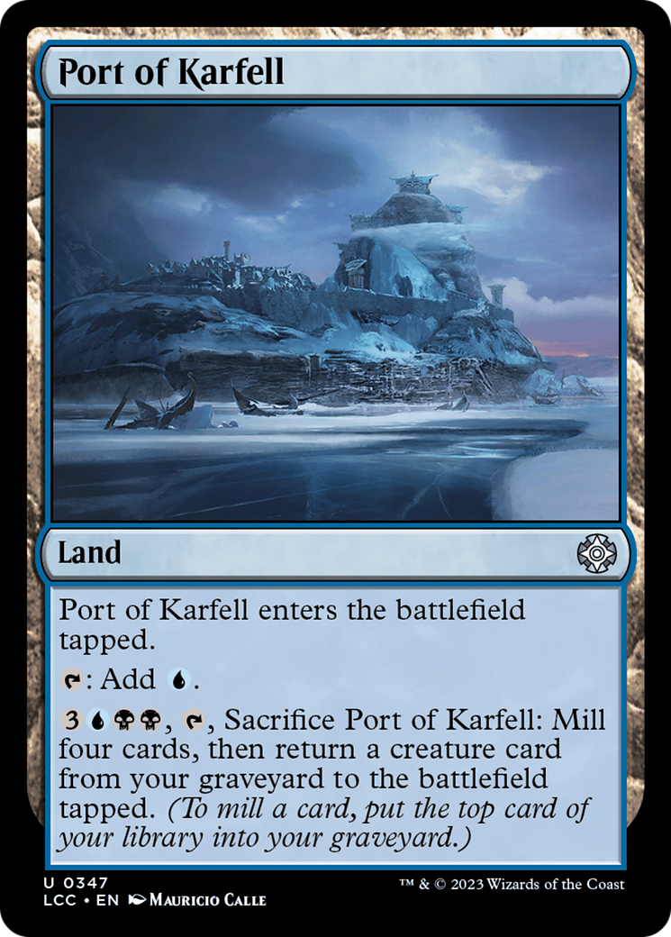 Port of Karfell [The Lost Caverns of Ixalan Commander] - Magic: The Gathering - Card Brawlers | Quebec | Canada |