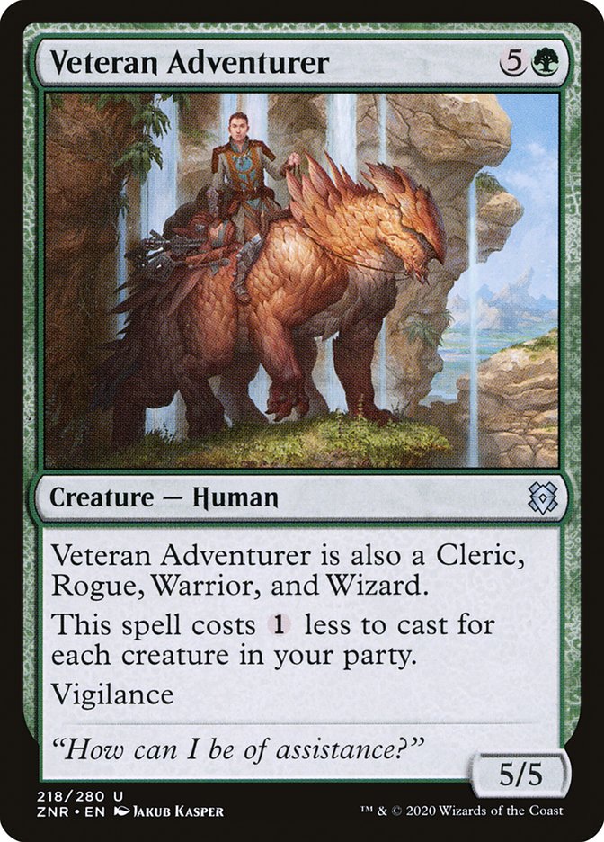 Veteran Adventurer [Zendikar Rising] - Magic: The Gathering - Card Brawlers | Quebec | Canada |
