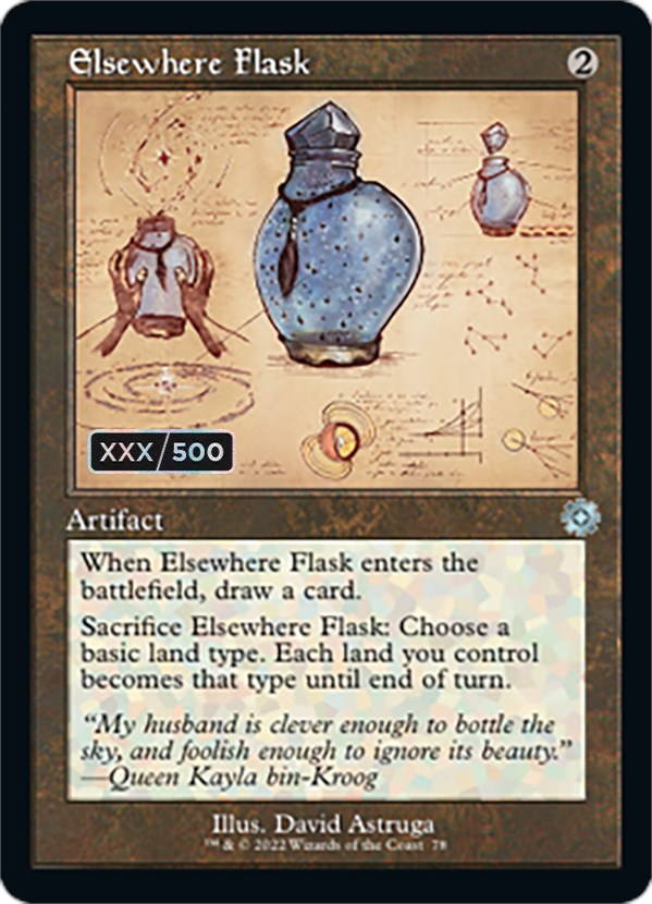 Elsewhere Flask (Retro Schematic) (Serialized) [The Brothers' War Retro Artifacts] - Magic: The Gathering - Card Brawlers | Quebec | Canada |