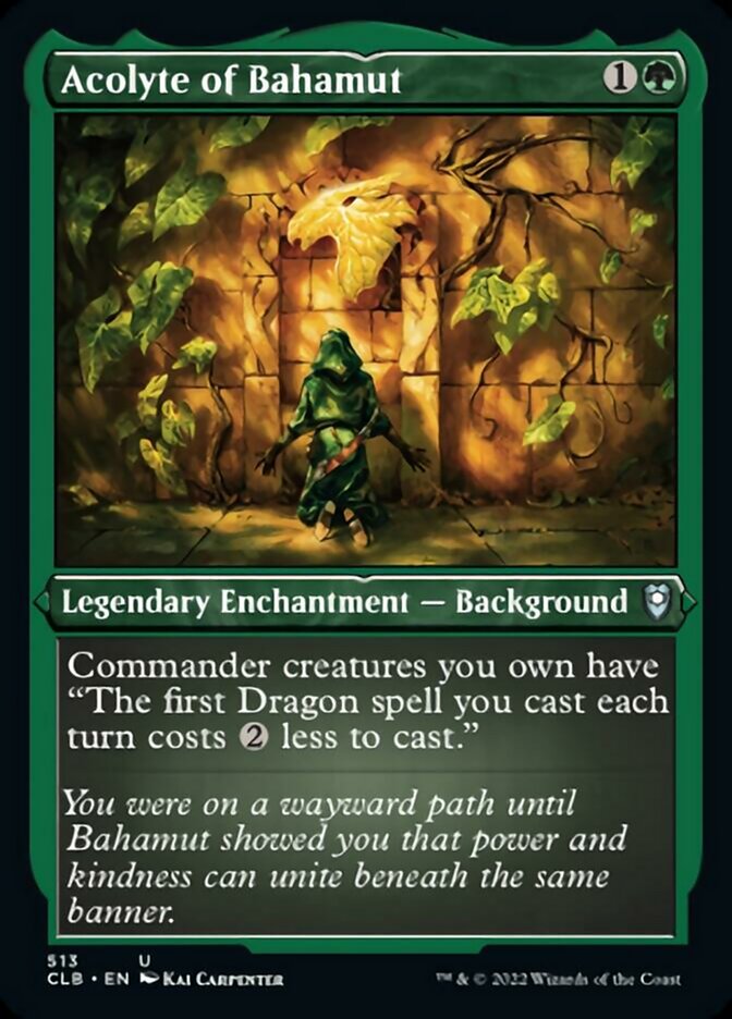Acolyte of Bahamut (Foil Etched) [Commander Legends: Battle for Baldur's Gate] - Magic: The Gathering - Card Brawlers | Quebec | Canada |