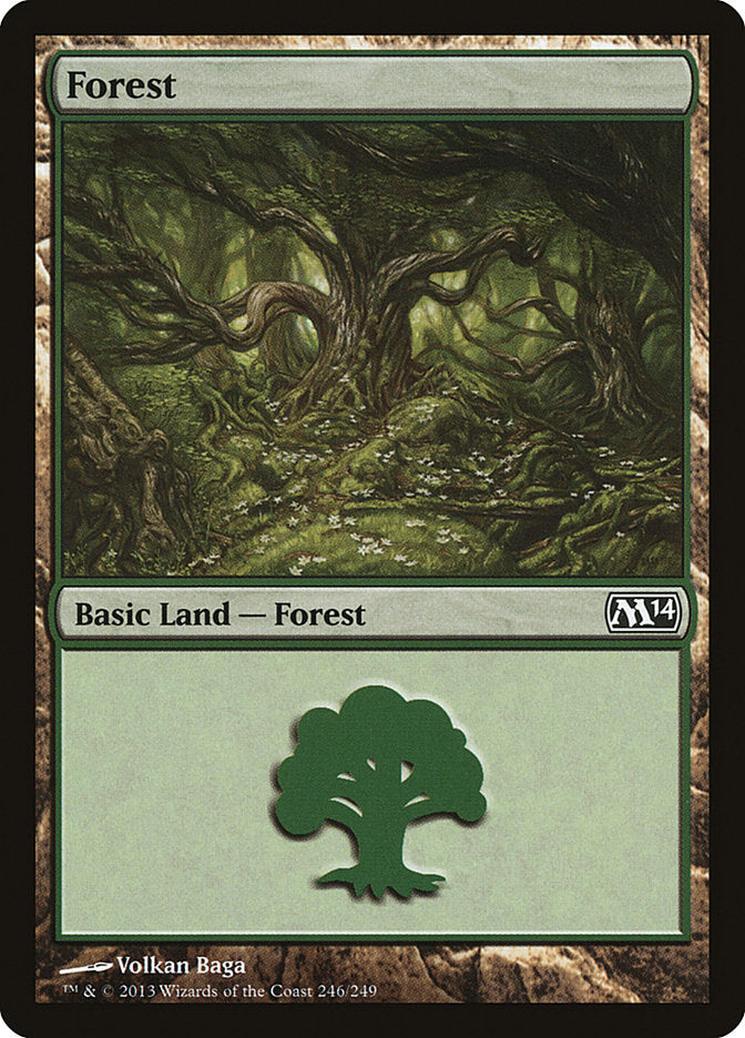 Forest (246) [Magic 2014] - Magic: The Gathering - Card Brawlers | Quebec | Canada |