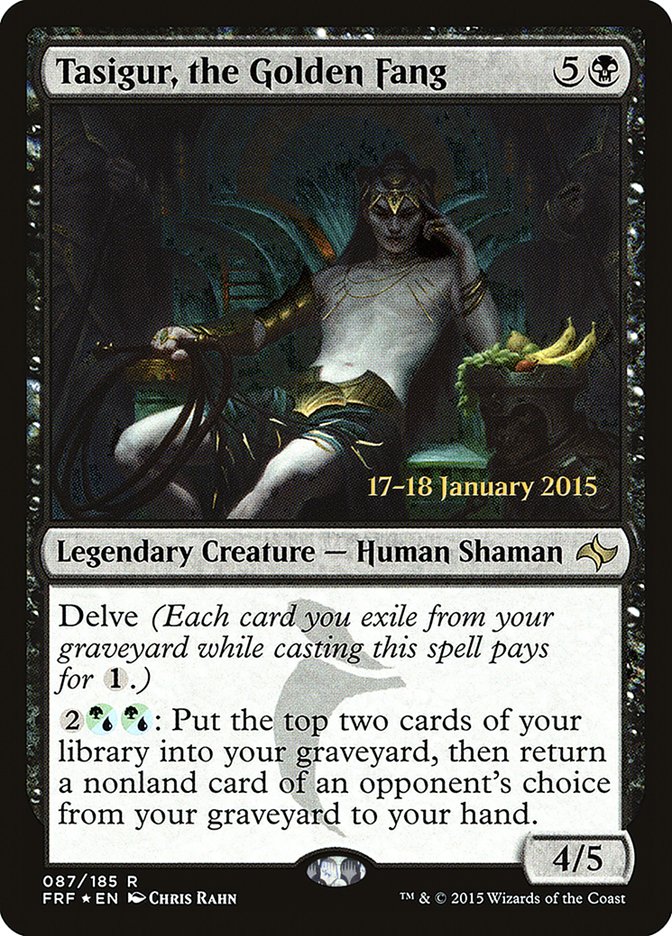 Tasigur, the Golden Fang [Fate Reforged Prerelease Promos] - Magic: The Gathering - Card Brawlers | Quebec | Canada |
