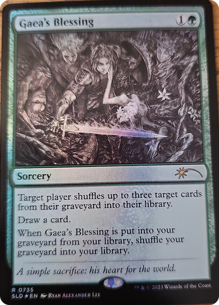 Gaea's Blessing (Sketch Showcase) [Secret Lair Drop Series] - Magic: The Gathering - Card Brawlers | Quebec | Canada |
