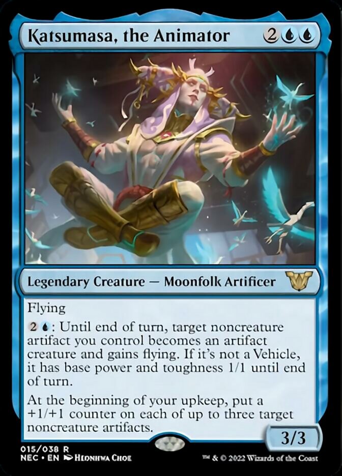 Katsumasa, the Animator [Kamigawa: Neon Dynasty Commander] - Magic: The Gathering - Card Brawlers | Quebec | Canada |