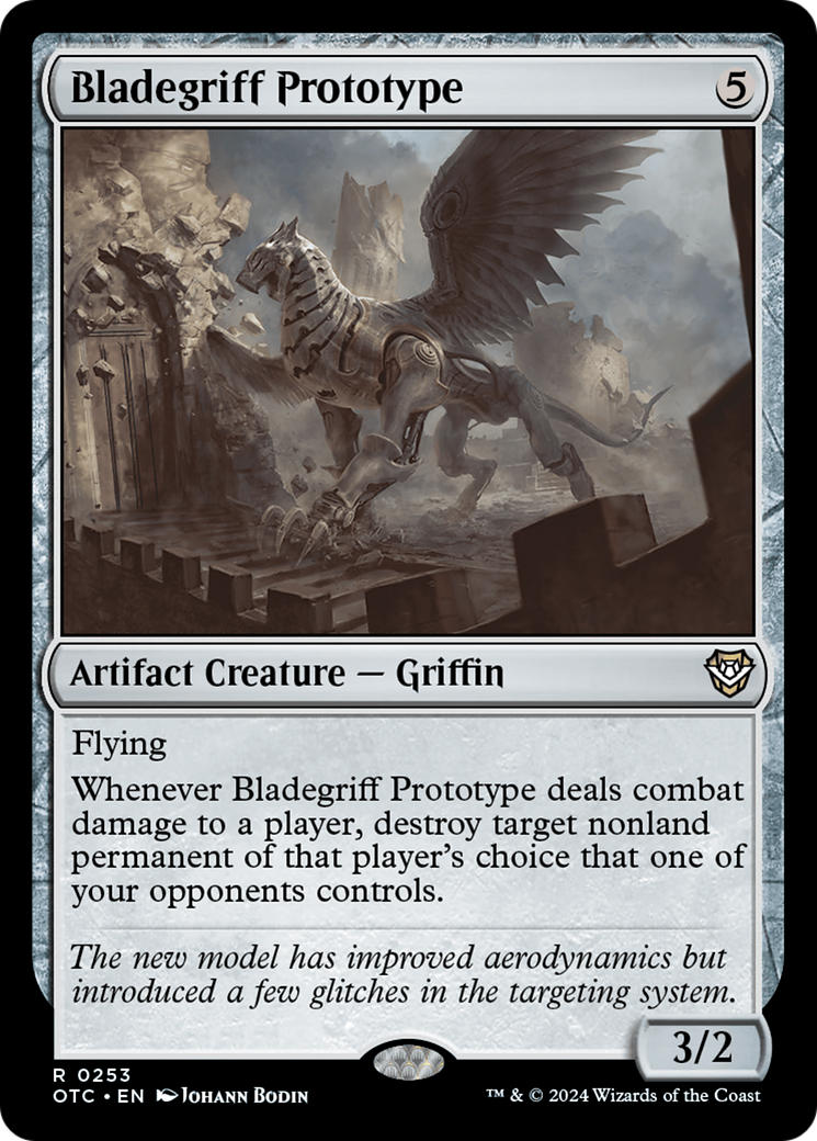 Bladegriff Prototype [Outlaws of Thunder Junction Commander] - Magic: The Gathering - Card Brawlers | Quebec | Canada |