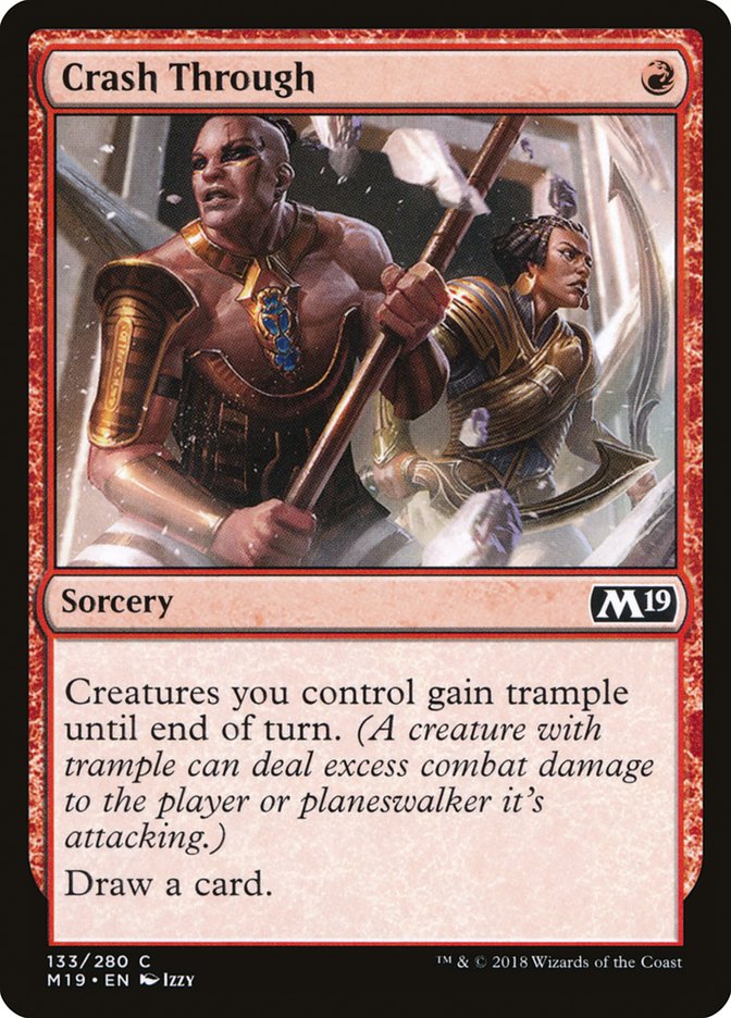 Crash Through [Core Set 2019] - Magic: The Gathering - Card Brawlers | Quebec | Canada |