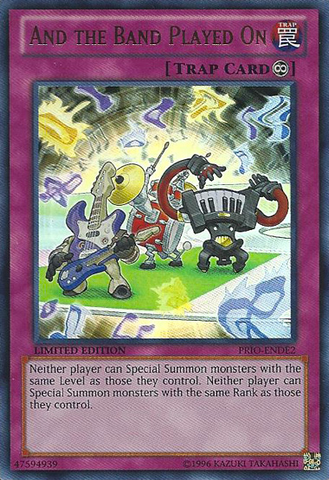 And the Band Played On [PRIO-ENDE2] Ultra Rare - Yu-Gi-Oh! - Card Brawlers | Quebec | Canada |