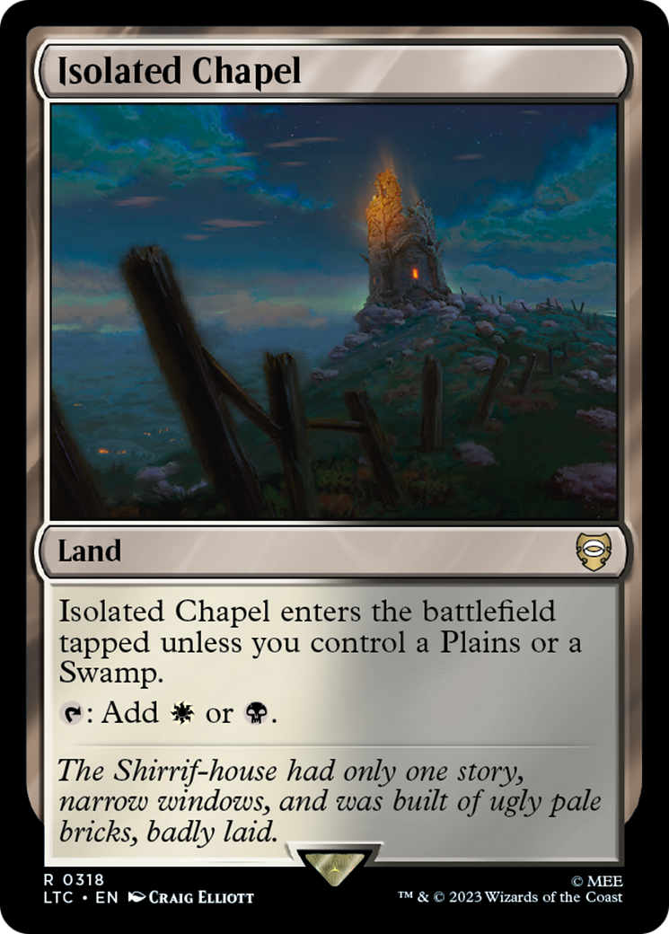 Isolated Chapel [The Lord of the Rings: Tales of Middle-Earth Commander] - Magic: The Gathering - Card Brawlers | Quebec | Canada |