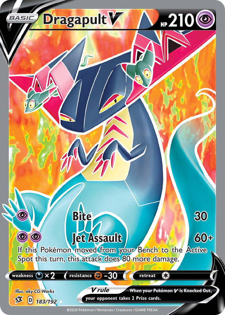 Dragapult V (183/192) [Sword & Shield: Rebel Clash] - Pokémon - Card Brawlers | Quebec | Canada |