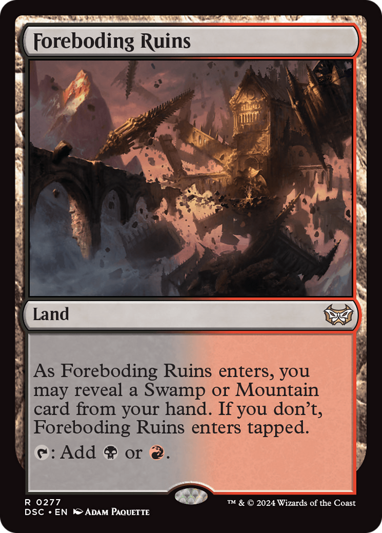 Foreboding Ruins [Duskmourn: House of Horror Commander] - Magic: The Gathering - Card Brawlers | Quebec | Canada |
