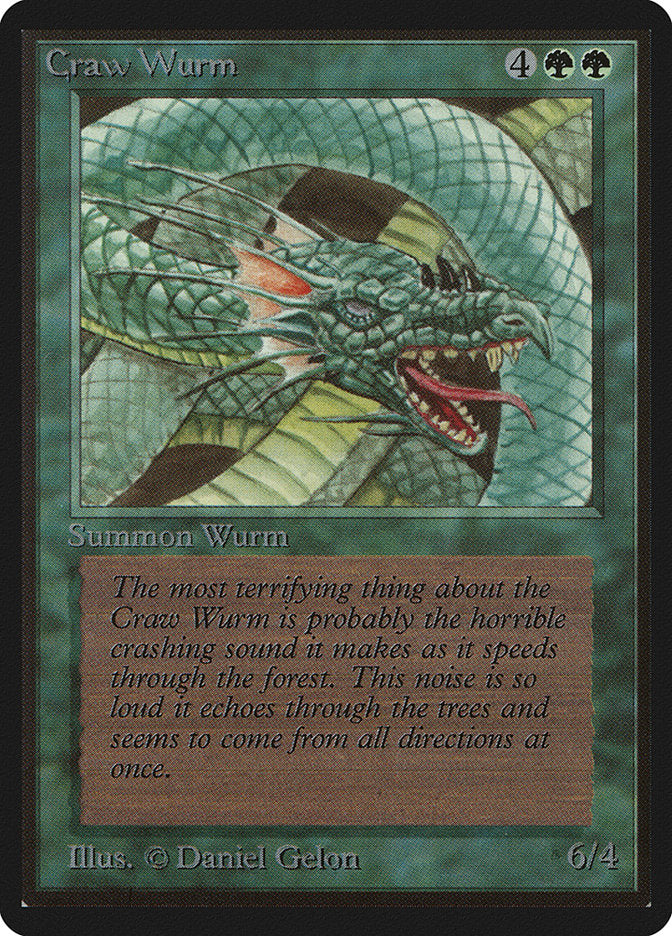 Craw Wurm [Beta Edition] - Magic: The Gathering - Card Brawlers | Quebec | Canada |
