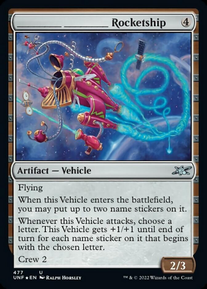 _____ _____ Rocketship (Galaxy Foil) [Unfinity] - Magic: The Gathering - Card Brawlers | Quebec | Canada |