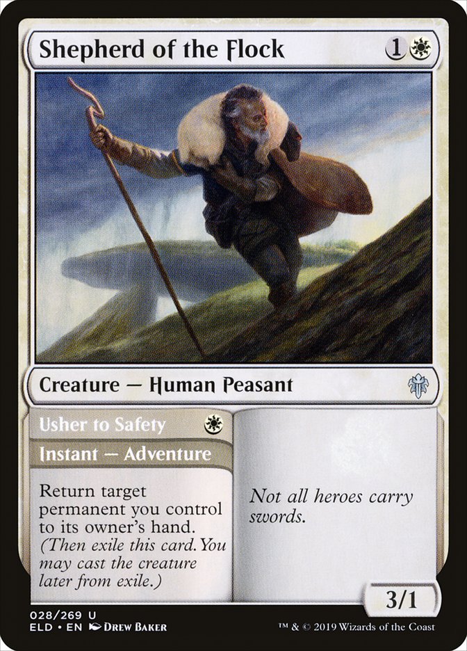 Shepherd of the Flock // Usher to Safety [Throne of Eldraine] - Magic: The Gathering - Card Brawlers | Quebec | Canada |