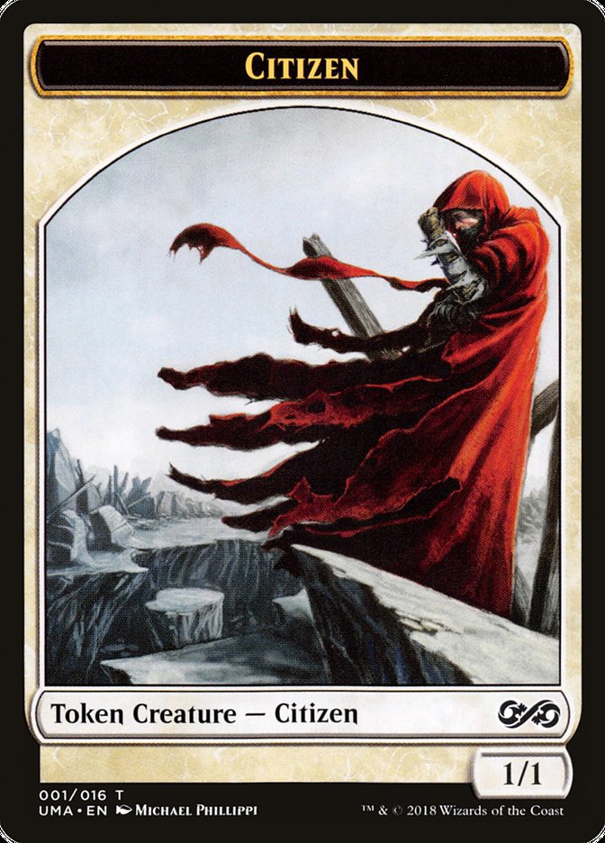 Citizen Token [Ultimate Masters Tokens] - Magic: The Gathering - Card Brawlers | Quebec | Canada |