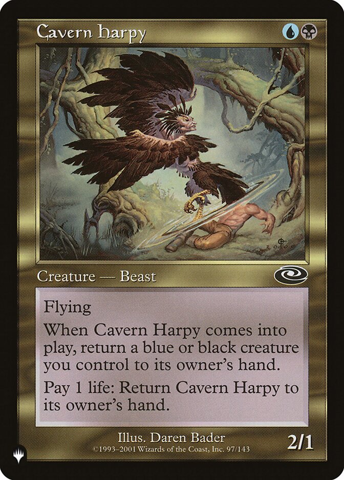 Cavern Harpy [The List] - Magic: The Gathering - Card Brawlers | Quebec | Canada |