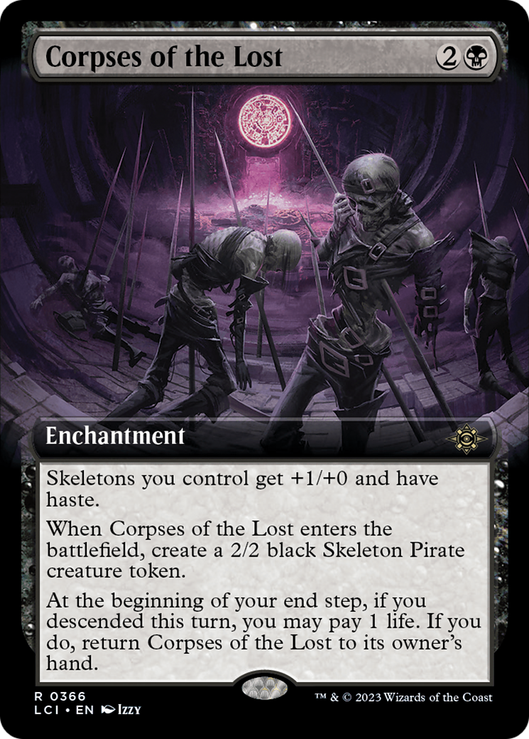 Corpses of the Lost (Extended Art) [The Lost Caverns of Ixalan] - Magic: The Gathering - Card Brawlers | Quebec | Canada |